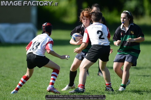 2015-05-16 Rugby Lyons Settimo Milanese U14-Rugby Monza 0118